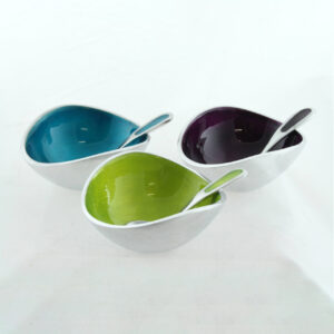 Oval Bowl & Spoon Sm