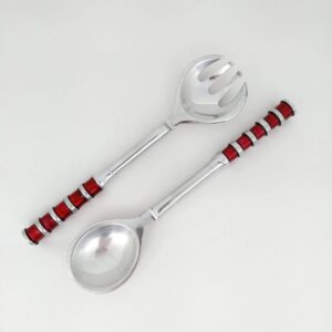 Salad Servers Ribbed