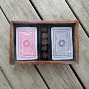 Timber Box Set - 2x Cards & 5x Dice