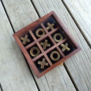 Timber Boxed Naughts & Crosses