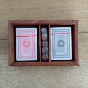 Timber Box Set - 2x Cards & 5x Dice Slide Lid