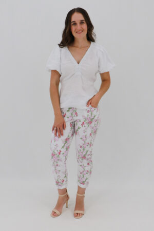 Dolores Slim Fit Pant - Botanic