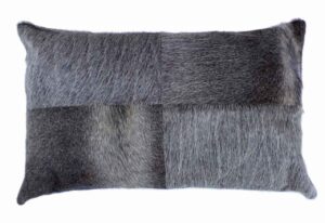 Hide Cushion Rec Grey