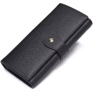 Tulip - Leather Wallet - Black