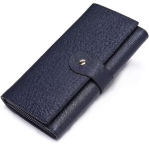 Tulip - Leather Wallet - Blue