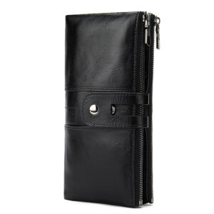 Dahlia - Leather Wallet - Black