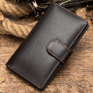 Yew - Leather Card Wallet - Coffee