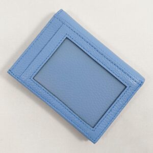 Daisy - Leather Wallet Mini - Blue