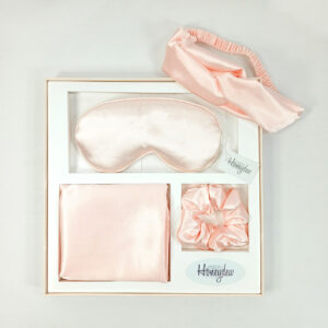 Honeydew Satin Boxed Sleep Set - Blush