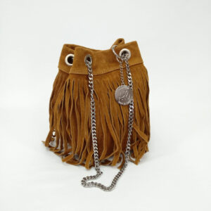 Lia Suede Bucket Bag