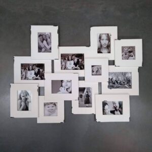 Timber Picture Frame 12 - Antique White