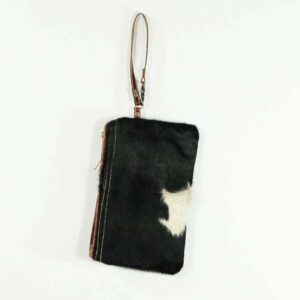 Peyton - Hide - Clutch Black