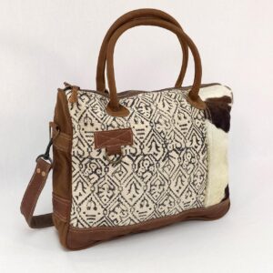 Aubrey - Hide/Canvas Crossbody/Tote