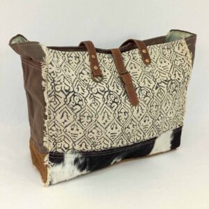 Brooklyn  - Hide/Canvas Tote