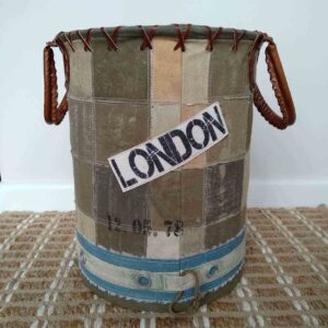 Recycled Bin With Canvas
