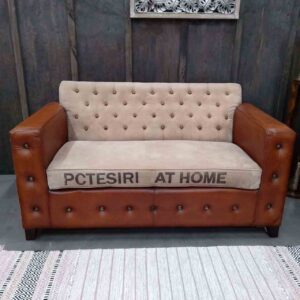 Indiana Sofa - Leather/Canvas