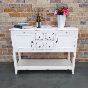Seattle Side Board Distressed White
