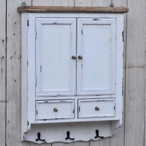 Wall Organizer Distressed White