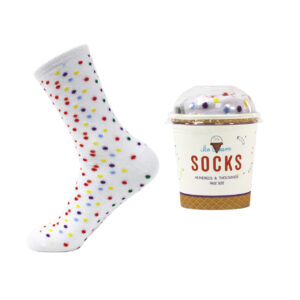 Hundreds & Thousands Ice Cream Socks 1pr