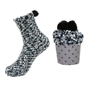 Cupcake Socks - Black 1pr