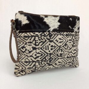 Lucy - Hide/Canvas Crossbody Bag