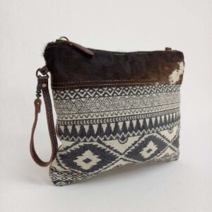 Kelly - Hide/Canvas Crossbody Bag