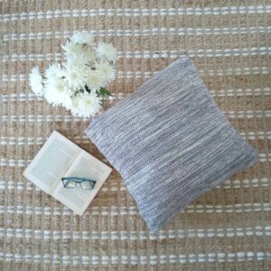 Cotton Cushion - Grey