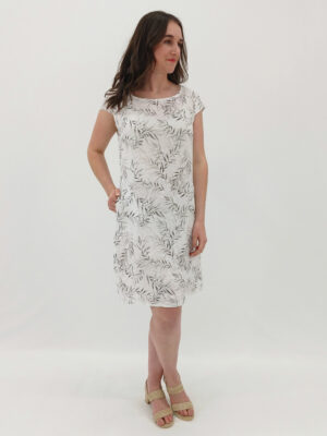 Midi Dress - Whispy Leaf