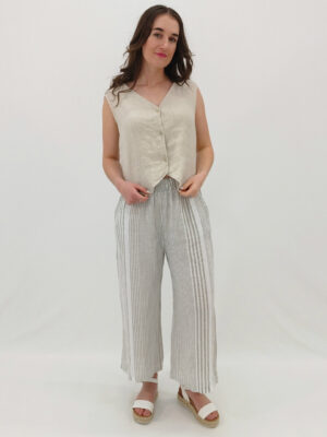 Lorita Linen Waistcoat