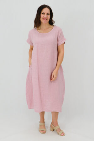 Adelaide Linen Dress