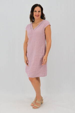 V-Neck Midi Dress