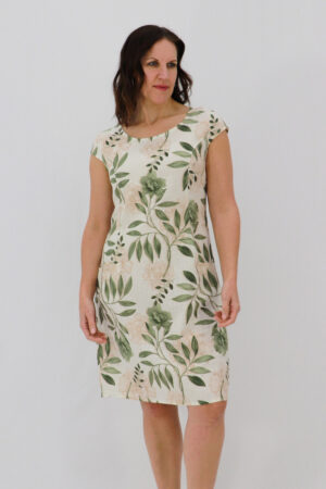 Shadow Blossom Midi Dress