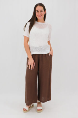 Sylvia Ribbon Knit Tee