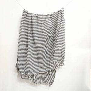 Cotton Towel - 14 Dk Grey/Cr