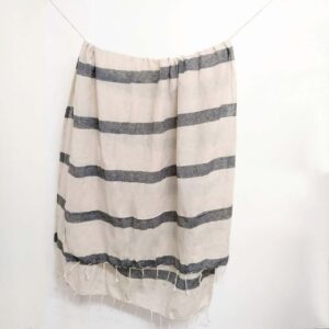 Cotton Towel - 16 Dk Grey/Cr