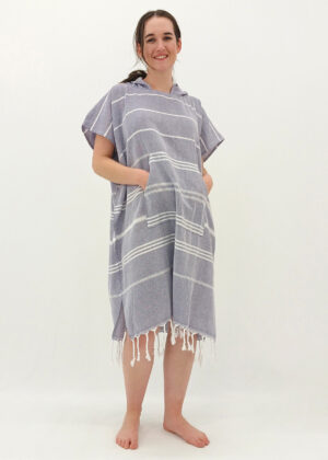 Hooded Cotton Towel - Adult - Purple