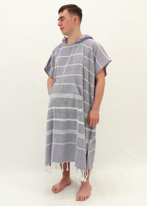 Hooded Cotton Towel - Adult XL - Purple