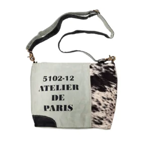 Kara - Hide Crossbody Black