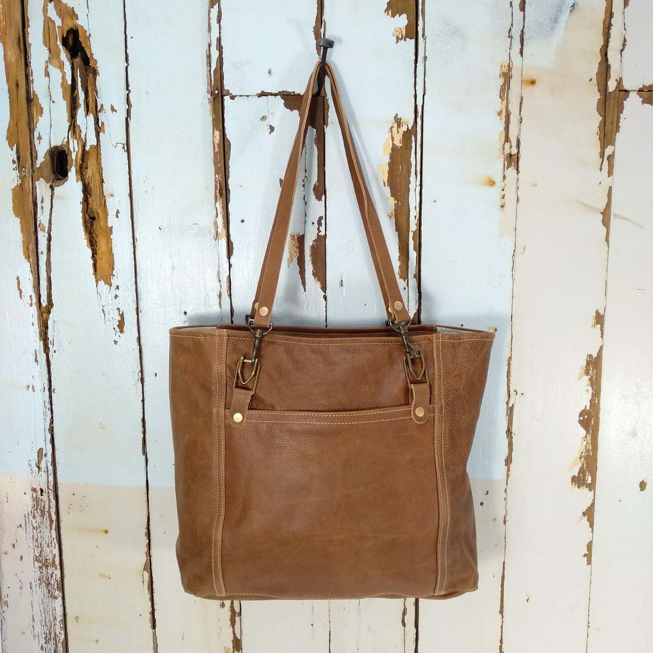 Finley - Leather Tote - Image 2
