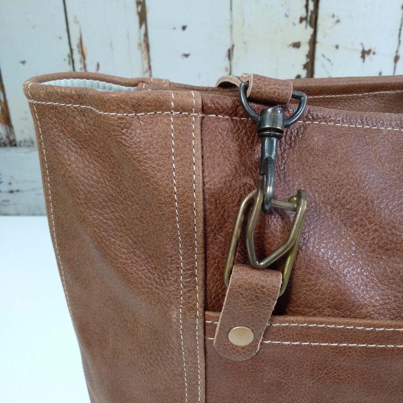 Finley - Leather Tote - Image 3
