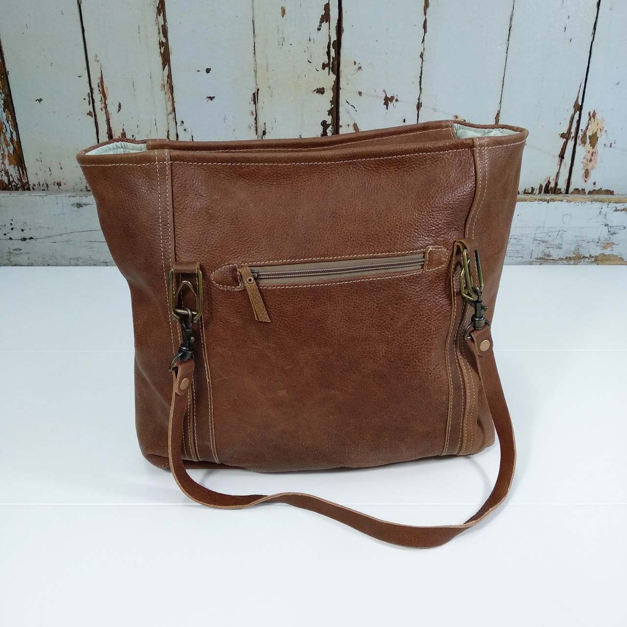 Finley - Leather Tote - Image 4
